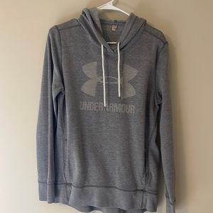 Gray womens under armour hoodie size medium